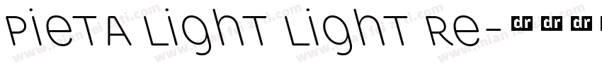 Pieta Light Light Re字体转换
